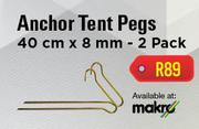 Anchor Test Pegs 40cm x 8mm-2 Pack
