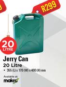 Jerry Can 20 Litre 355x170x460mm