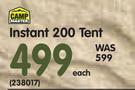 Camp Master Instant 200 Tent Each