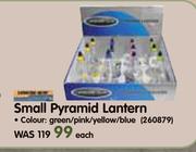 Small Pyramid Lantern Each