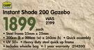 Camp Master Instant 200 Gazebo Each