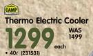 Camp Master 40ltr Thermo Electric Cooler Each