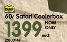 Camp Master 60ltr Safari Coolerbox Each