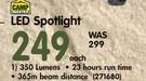 Camp Master 350 Lumens LED Spotlight