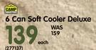 Camp Master 6 Can Soft Cooler Deluxe Each