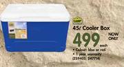 Camp Master 45ltr Cooler Box Each