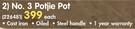 Terrace Leisure No.3 Potjie Pot