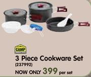 Camp Master 3 Piece Cookware Set-Per Set