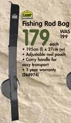 Camp Master Fishing Rod Bag-Each