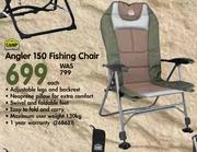 Camp Master Angler 150 Fishing Chair-Each