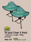 Camp Master Tri-Pad Chair 2 pack