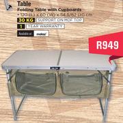 Makro foldable 2025 table