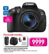 Canon 700D DSLR Twin Lens Complete Bundle-Per Bundle