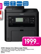 Canon 217W i-Sensys 4-In-1 Mono Laser Printer