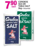 Cerebos Sea Or Table Salt Assorted-1kg Each