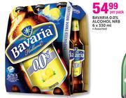 Bavaria 0.0% Alcohol NRB-6x330ml Per Pack