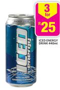 Iced Energy Drink-3x440ml