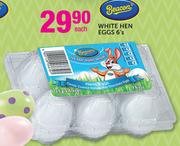 Beacon's White Hen Eggs-6's