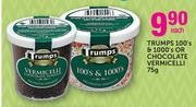 Trumps 100's & 1000's Or Chocolate Vermicelli-75g Each