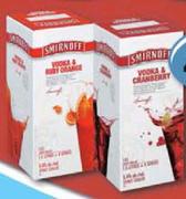 Smirnoff Vodka And Ruby Orange Or Cranberry-1.5Ltr