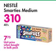 Nestle Smarties Medium-40's Pack