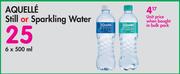 Aquelle Still or Sparkling Water-6 x 500ml
