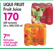 Liqui Fruit Fruit Juice (All variants)-24 x 300/330ml