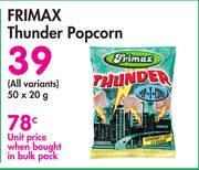 Frimax Thunder Popcorn (All Variants)-50 x 20g