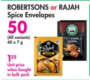 Robertsons Or Rajah Spice Envelops (All variants)-40 x 7g