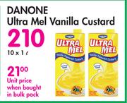 Danone Ultra Mel Vanilla Custard-10 x 1Ltr