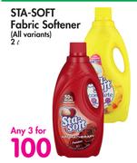 Sta-Soft Fabric Softener (All Variants)-For Any 3 x 2Ltr