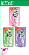Handy Andy Cleaner Refill(All Variants)-750ml Each