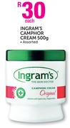 Ingram's Camphor Cream Assorted-500g