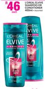 L'Oreal Elvive Shampoo Or Conditioner Assorted-400ml Each