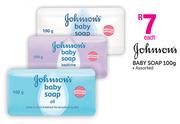 Johnsons Baby Soap Assorted-100g Each
