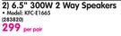 Kenwood 6.5" 300W 2 Way Speakers KFC-E1665-Per Pair