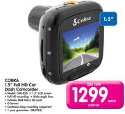 Cobra 1.5" Full HD Car Dash Camcorder CDR-820