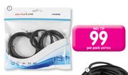 Ultra Link 3 Pack HDMI Cable-Per Pack