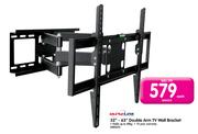 Ultra Link 32"-63" Double Arm TV Wall Bracket