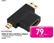 Ultra Link HDMI AF-Mini And Micro Adaptor