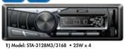Sinotec USB/SD/MMC Car Radio STA3128M3/3168
