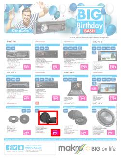 Makro : Car Audio (02 Aug - 29 Aug 2016), page 1