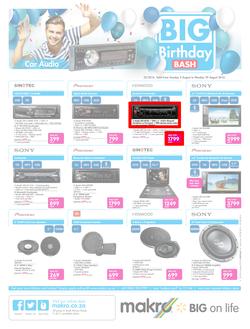 Makro : Car Audio (02 Aug - 29 Aug 2016), page 1