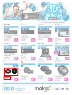 Makro : Car Audio (02 Aug - 29 Aug 2016), page 1