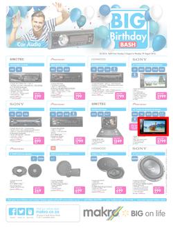 Makro : Car Audio (02 Aug - 29 Aug 2016), page 1