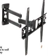 Ultra Link 19"-50" Double Arm Full Motion TV Bracket