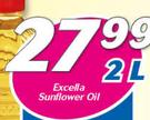 Excella Sunflower Oil-2Ltr