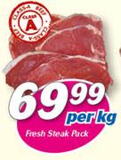 Fresh Steak Pack-Per kg