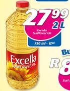 Excella Sunflower Oil-2Ltr