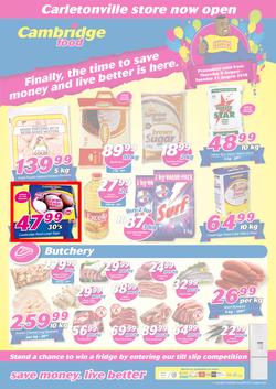 Cambridge Food Carletonville : August Mid Month (9 Aug - 21 Aug 2018), page 1